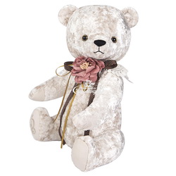 Мягкая игрушка Медведь БернАрт, 30 см, белый