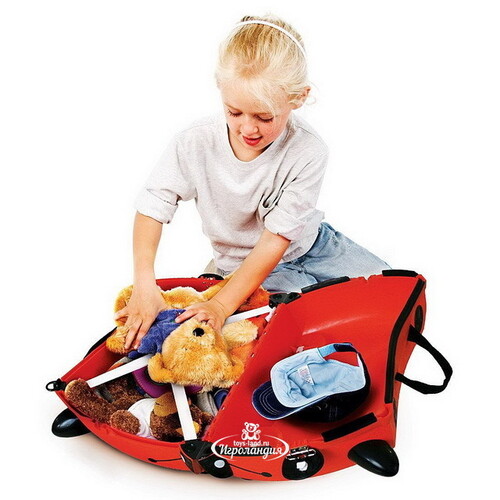 Детский чемодан на колесиках Божья Коровка Харли Trunki