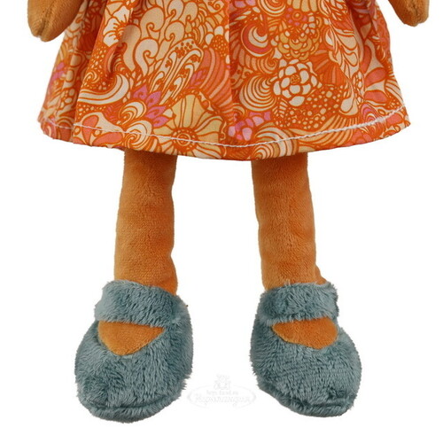 Мягкая игрушка Олененок Хельга в цветочном платье 30 см, Barbara Bukowski Bukowski