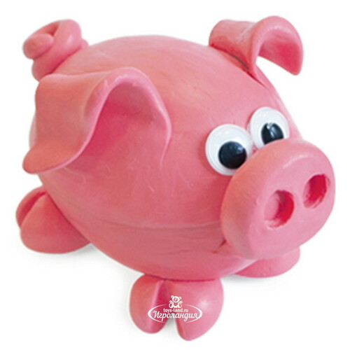 Набор для творчества 3D-лепка Свинка Шар Папье