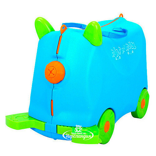 Детский чемодан на колесиках "Собачка" Ride n roll