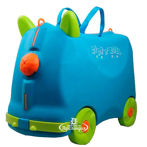 Детский чемодан на колесиках "Собачка" Ride n roll