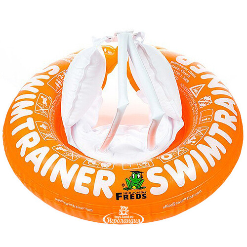 Надувной круг Swimtrainer оранжевый, 2-6 лет Freds Swim Academy