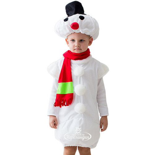 Карнавальный костюм Снеговик, рост 122-128 см Бока С