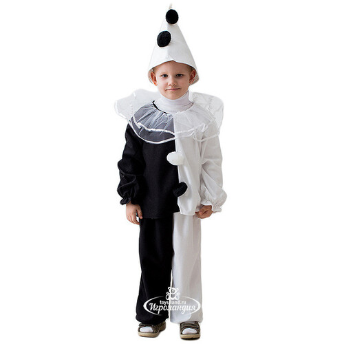 Карнавальный костюм Пьеро, рост 104-116 см Бока С