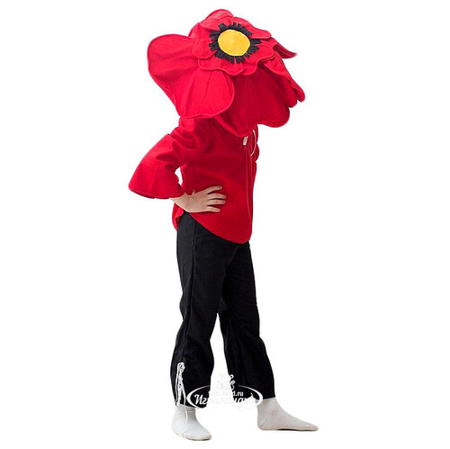 Карнавальный костюм Мак, рост 122-134 см Бока С