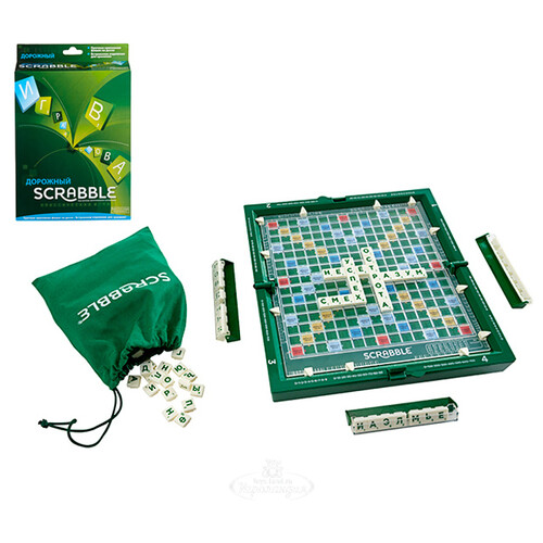 Настольная игра Scrabble (скрэббл) дорожный Mattel