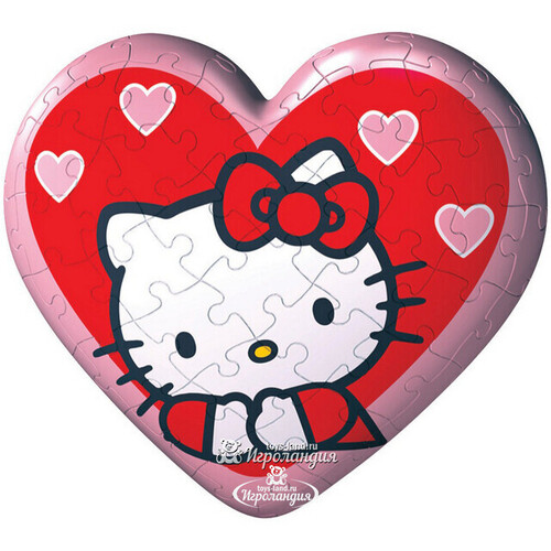 Пазл-сердце "Hello Kitty", 60 элементов Ravensburger