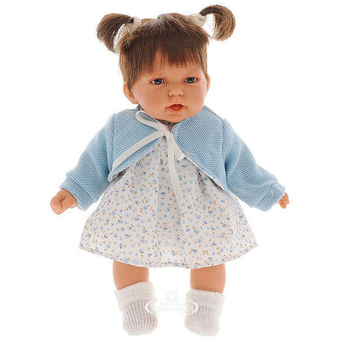 Кукла-младенец Элис в голубом 27 см говорящая Antonio Juan Munecas