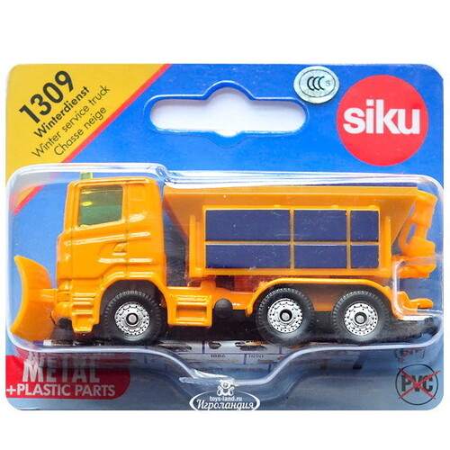 Модель снегоуборочного грузовика 1:55, 9 см SIKU