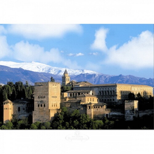 Пазл Замок Алхамбра - Гранада, 1000 элементов Educa