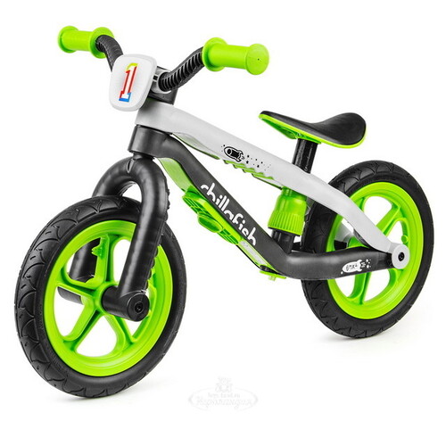 Беговел в стиле трюкового "Chillafish BMXie-RS", колеса 12", зеленый Chillafish