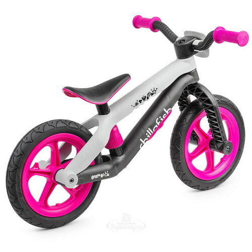 Беговел в стиле трюкового "Chillafish BMXie-RS", колеса 12", розовый Chillafish