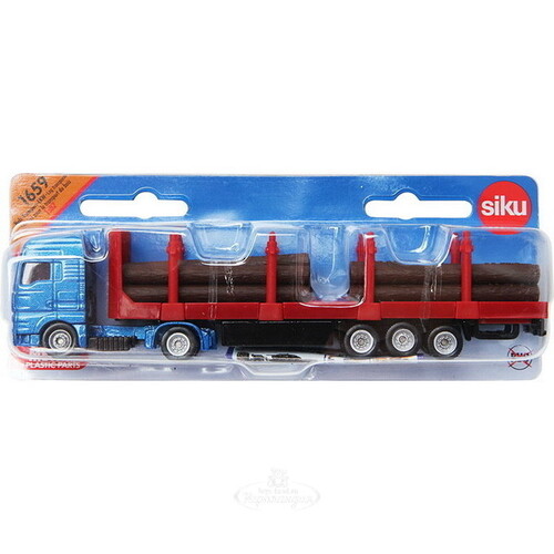 Модель грузовика для перевозки брёвен 1:87, 19 см SIKU