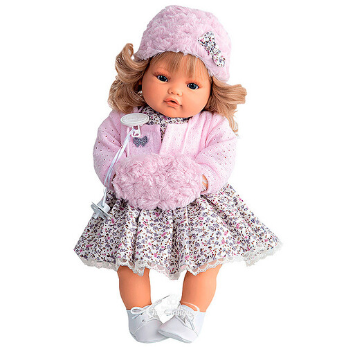 Кукла Белла в розовом 42 см плачущая Antonio Juan Munecas
