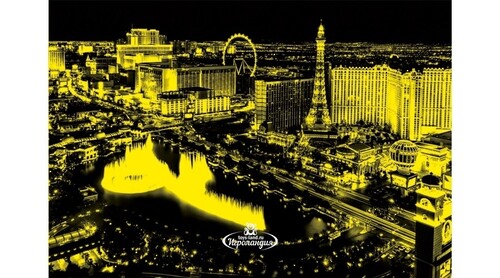 Пазл с неоновым свечением Лас-Вегас, 1000 элементов Educa