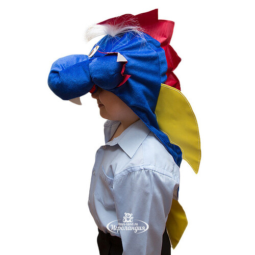 Карнавальная шапка Дракон, с крыльями, 54-56 см Бока С