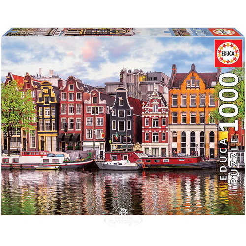 Пазл Танцующие дома - Амстердам, 1000 элементов Educa
