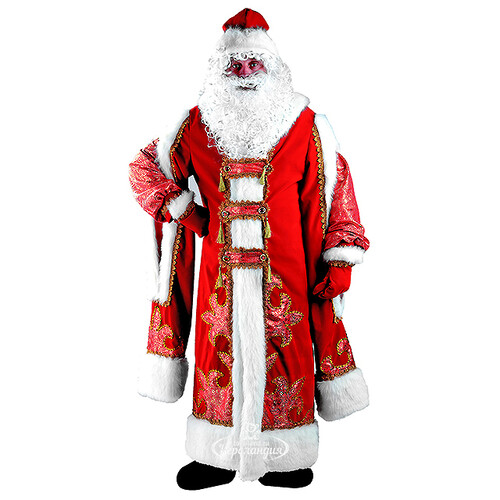 Карнавальный костюм для взрослых Дед Мороз Царский, 54-56 размер Батик