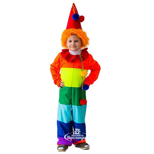 Карнавальный костюм Клоун Радуга, 122-134 см Бока С