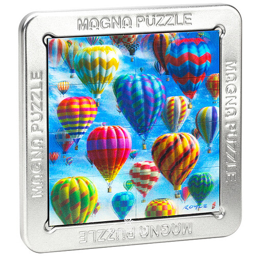 Магнитный пазл Воздушные шары, 16 элементов, 3D эффект Magna Puzzle
