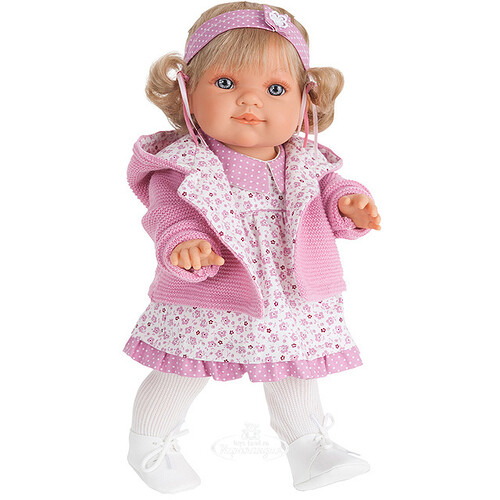 Кукла Эвита в розовом 38 см Antonio Juan Munecas