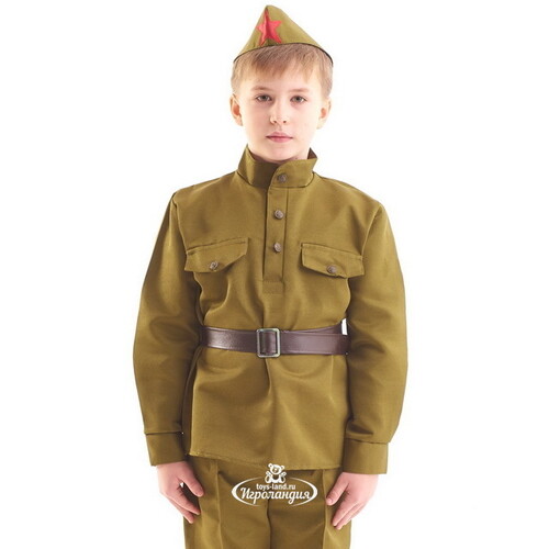 Детская военная форма Солдат, рост 140-152 см (без брюк) Бока С