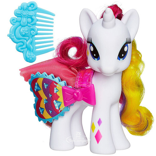 Пони-модница Рарити-радуга с аксессуарами 15 см (My Little Pony) Hasbro