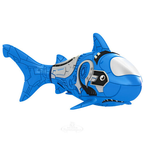 РобоРыбка Акула 7.5 см голубая Zuru
