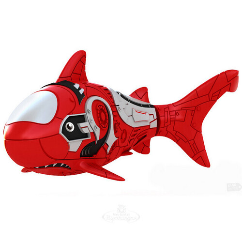 РобоРыбка Акула 7.5 см красная Zuru
