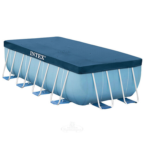 Тент для каркасных бассейнов 400*200 см INTEX
