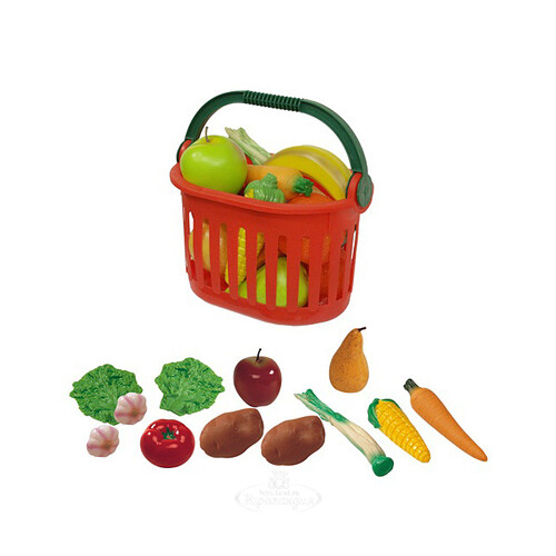 Корзина с овощами и фруктами 15 шт Miniland