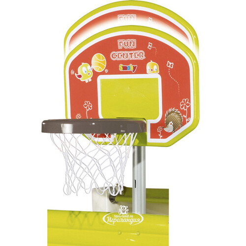 Игровой комплекс Smoby Sport с горкой, воротами, баскетбольным кольцом, 284*203*176 см Smoby