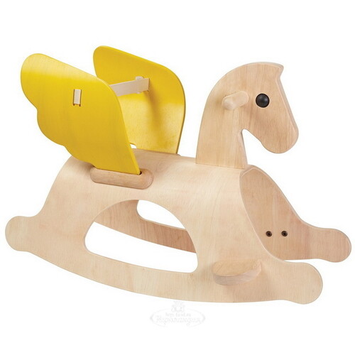 Детская деревянная качалка Лошадка Пегас 33*63*43 см Plan Toys