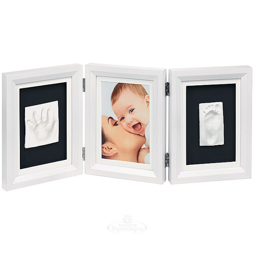 Рамочка тройная Baby Art Классик, белая, 50*21 см Baby Art