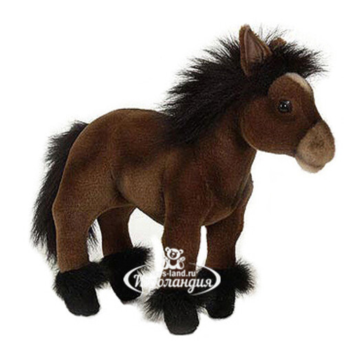 Мягкая игрушка Пони шоколадно-коричневый 36 см Hansa Creation
