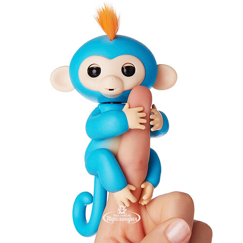 Интерактивная обезьянка Борис Fingerlings WowWee 12 см Fingerlings