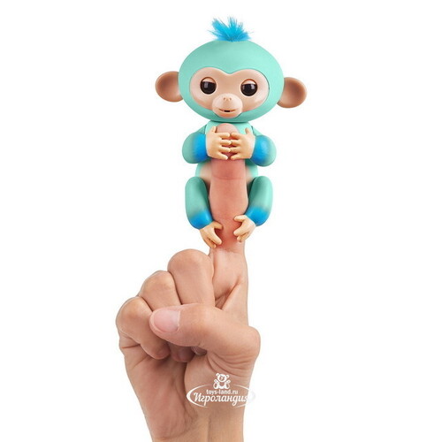 Интерактивная обезьянка Едди Fingerlings WowWee 12 см Fingerlings