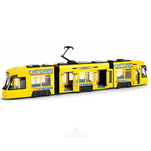 Городской скоростной трамвай 46 см желтый DICKIE TOYS