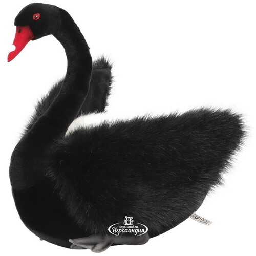 Мягкая игрушка Лебедь черный 45 см Hansa Creation