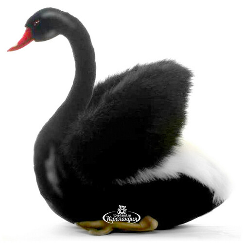Мягкая игрушка Лебедь черный 29 см Hansa Creation
