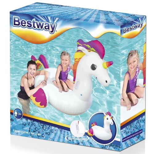 Надувная игрушка для плавания Единорог 155*119 см Bestway