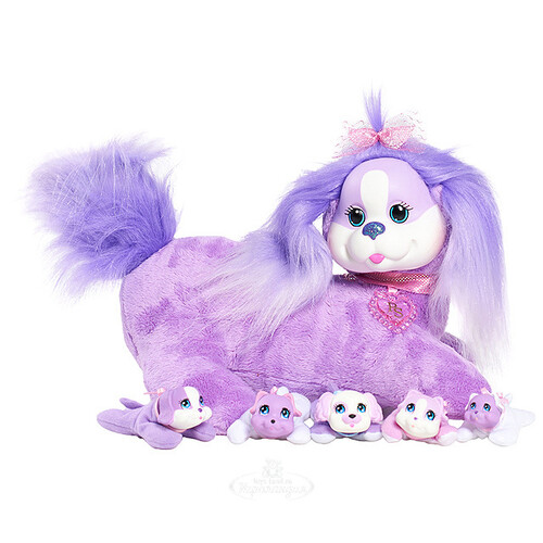 Мягкая игрушка Собачка Кэнди и ее щенки 35 см Just Play