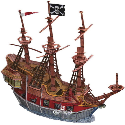 Набор для сборки "Пиратский корабль" с книгой Новый Формат