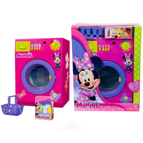 Игрушка Стиральная машина Minnie Mouse, функциональная, с водой Simba