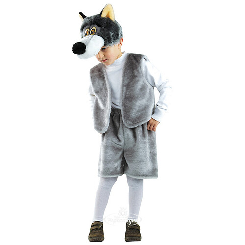Карнавальный костюм Волк Прохор, рост 116 см Батик