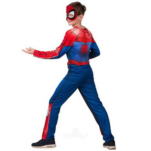 Карнавальный костюм Человек Паук - Мстители, рост 146 см Батик