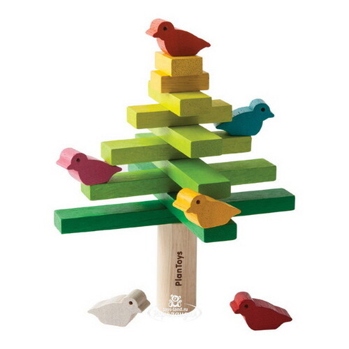Деревянная головоломка Балансирующее дерево 15 см Plan Toys