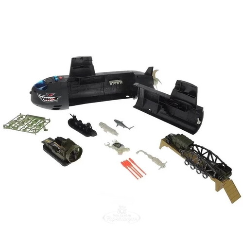 Игровой набор Военная подводная лодка с наполнением звук свет Chap Mei