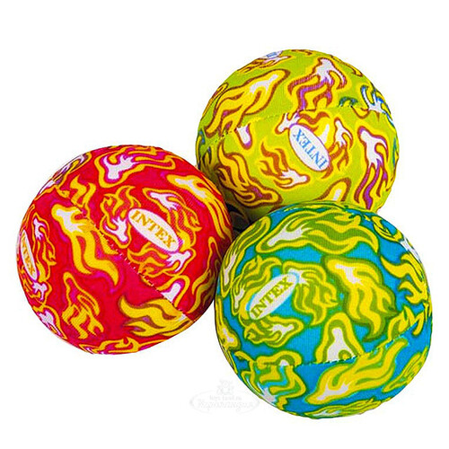 Мячики для игр в воде Водяные бомбы 3 шт INTEX